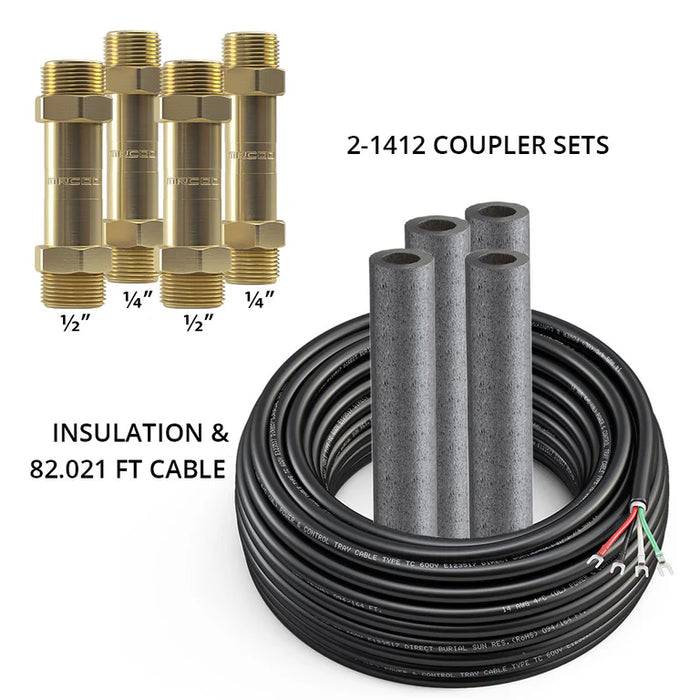 MRCOOL DIYCOUPLER-38 + DIYCOUPLER-58 w/50 ft of Communication Wire, DIYCOUPLER-3858K50