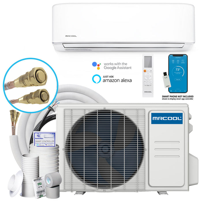 MRCOOL DIY Easy Pro® 9K BTU Ductless Mini Split Heat Pump Complete System 115V/60Hz with 16 ft. Install Kit, EZPRO-09-HP-11516