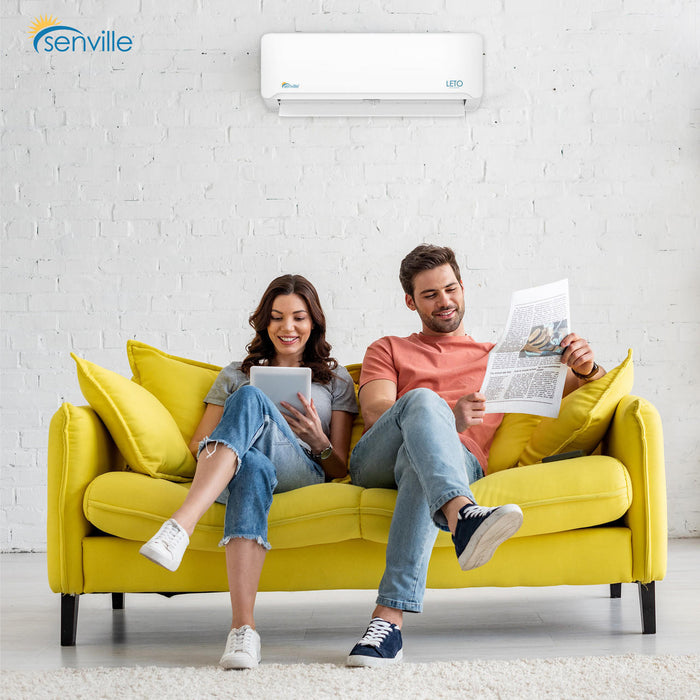 Senville LETO 18K BTU Mini Split Air Conditioner and Heat Pump Complete System 208-230V/60Hz, SENL/18CD