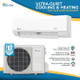 Senville AURA Mini Split - 60,000 BTU 4 Zone Ductless Air Conditioner and Heat Pump with Line Sets, SENA-48HF-Q12121212