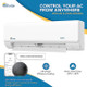 Senville AURA Mini Split - 60,000 BTU 4 Zone Ductless Air Conditioner and Heat Pump with Line Sets, SENA-48HF-Q12121212